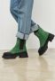 Cesare Gaspari Urban Platform Enkellaarzen Groen Green Dames - Thumbnail 7