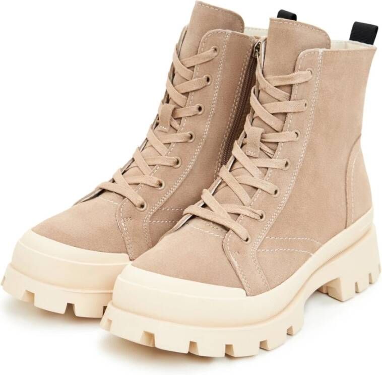 Cesare Gaspari Veterschoenen Beige Dames