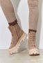 Cesare Gaspari Veterschoenen Beige Dames - Thumbnail 10