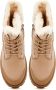 Cesare Gaspari Veterschoenen Enkellaarzen Beige Dames - Thumbnail 4