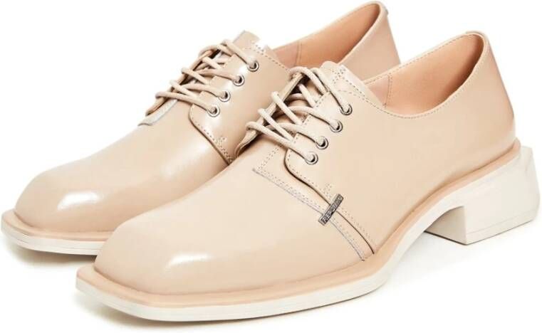 Cesare Gaspari Veterschoenen Loafers Beige Dames