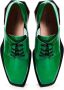 Cesare Gaspari Veterschoenen Loafers Groen Green Dames - Thumbnail 7