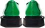 Cesare Gaspari Veterschoenen Loafers Groen Green Dames - Thumbnail 9