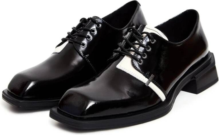 Cesare Gaspari Veterschoenen Loafers Zwart Black Dames