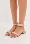 Cesare Gaspari Vierkante Hak Sandalen Sofia Beige Dames - Thumbnail 6