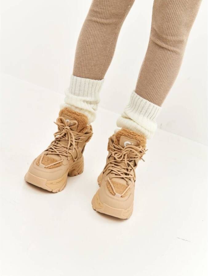 Cesare Gaspari Winter sneakers Beige Dames