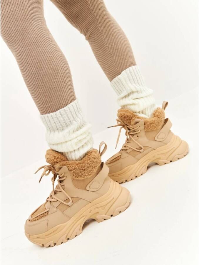 Cesare Gaspari Winter sneakers Beige Dames