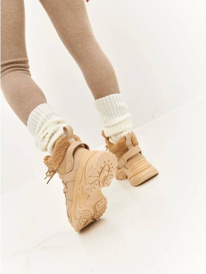 Cesare Gaspari Winter sneakers Beige Dames