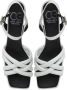 Cesare Gaspari Witte Block Heeled Sandalen Anaia White Dames - Thumbnail 3