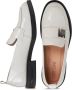 Cesare Gaspari Witte Blokhak Loafers White Dames - Thumbnail 8