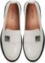 Cesare Gaspari Witte Blokhak Loafers White Dames - Thumbnail 9