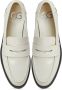 Cesare Gaspari Witte Blokhak Loafers White Dames - Thumbnail 4