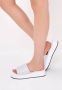 Cesare Gaspari Witte Jewel Platform Mule White Dames - Thumbnail 8