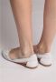 Cesare Gaspari Witte Leren Ballerina's White Dames - Thumbnail 5