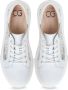 Cesare Gaspari Witte Leren Platform Sneakers White Dames - Thumbnail 7