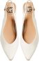 Cesare Gaspari Witte Slingback Ballerina's White Dames - Thumbnail 5