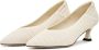 Cesare Gaspari Witte Stiletto Hakken Pumps White Dames - Thumbnail 2