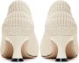 Cesare Gaspari Witte Stiletto Hakken Pumps White Dames - Thumbnail 4