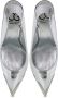 Cesare Gaspari Zilveren Hoge Hakken Slingback Pumps Gray Dames - Thumbnail 7