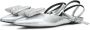 Cesare Gaspari Zilveren Slingback Ballerina Platte Zool Gray Dames - Thumbnail 3