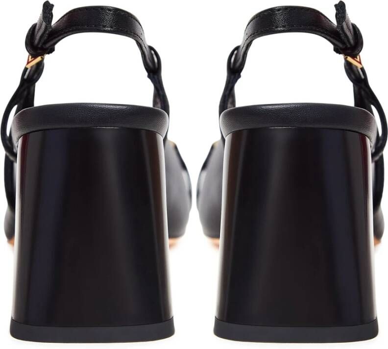 Cesare Gaspari Zwarte Block Heel Pumps Anais Black Dames