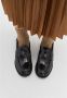 Cesare Gaspari Zwarte Blokhak Loafers Black Dames - Thumbnail 8