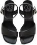 Cesare Gaspari Zwarte blokhak sandalen Aina Black Dames - Thumbnail 3