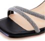 Cesare Gaspari Zwarte Blokhak Sandalen Black Dames - Thumbnail 7