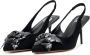 Cesare Gaspari Zwarte Blokhak Sandalen Black Dames - Thumbnail 2