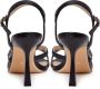 Cesare Gaspari Zwarte hoge hak sandalen Black Dames - Thumbnail 6