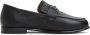 Cesare Gaspari Zwarte Leren Blokhak Loafers Black Dames - Thumbnail 6