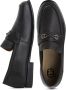 Cesare Gaspari Zwarte Leren Blokhak Loafers Black Dames - Thumbnail 9