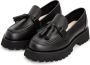 Cesare Gaspari Zwarte Platform Loafers met Kwast Details Black Dames - Thumbnail 3