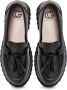 Cesare Gaspari Zwarte Platform Loafers met Kwast Details Black Dames - Thumbnail 4