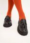 Cesare Gaspari Zwarte Platform Loafers met Kwast Details Black Dames - Thumbnail 5