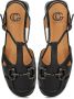 Cesare Gaspari Zwarte Platte Sandalen Aisha Black Dames - Thumbnail 5