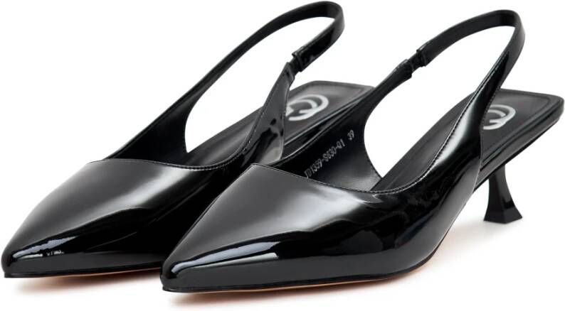 Cesare Gaspari Zwarte Stiletto Hoge Hakken Black Dames