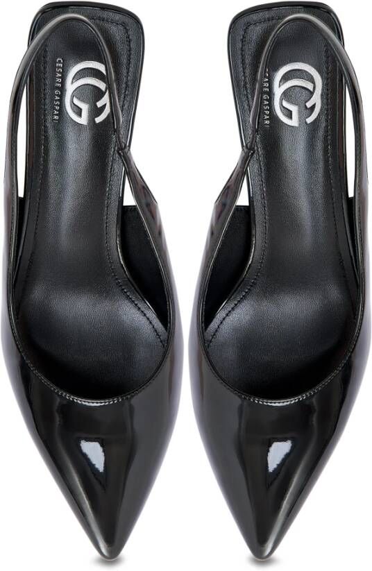 Cesare Gaspari Zwarte Stiletto Hoge Hakken Black Dames