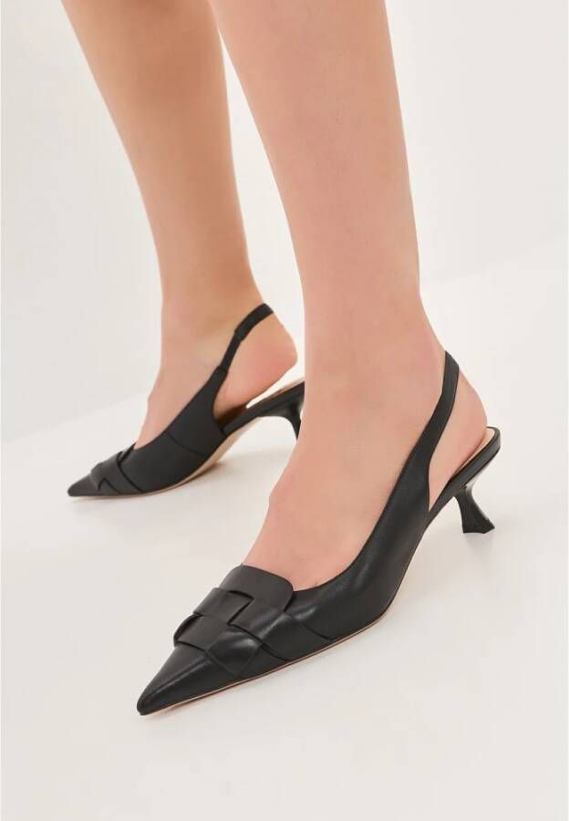 Cesare Gaspari Zwarte Stiletto Pumps Black Dames