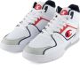 Champion 3 POINT MID heren sneaker basketbal S22119-CHA-WW010 wit blauw rood - Thumbnail 3