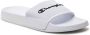 Champion Witte Slippers met Logo Letters White Heren - Thumbnail 8