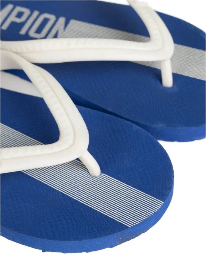 Champion Instap Sandalen met Ronde Neus en Merkzool Wit Dames