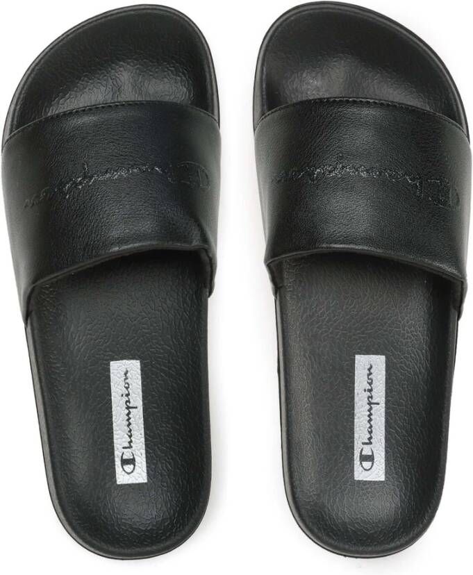 Champion Slide Queens Flip flops Black Heren