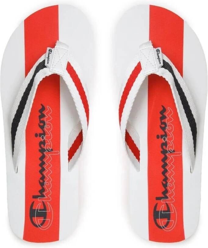 Champion Witte Web Evo Flip Flop Slipper Multicolor Heren