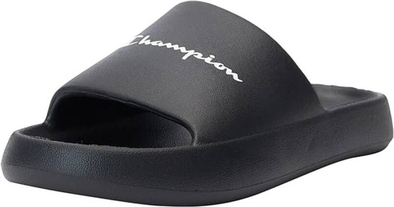 Champion Zwarte Zachte Slipper Slides Black Heren