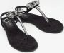 Chanel Vintage Pre-owned Canvas sandals Black Dames - Thumbnail 4