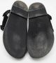 Chanel Vintage Pre-owned Fabric sandals Black Dames - Thumbnail 6
