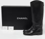 Chanel Vintage Pre-owned Leather boots Black Dames - Thumbnail 9