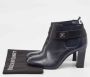 Chanel Vintage Pre-owned Leather boots Blue Dames - Thumbnail 9