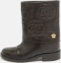 Chanel Vintage Pre-owned Leather boots Brown Dames - Thumbnail 2